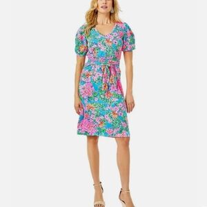 NWT Lilly Pulitzer Rose to the Occassion Isolde Dress with Sash